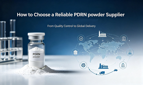How to Choose a Reliable PDRN powder Supplier for Cosmetic Manufacturing